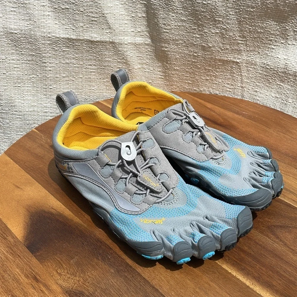 Vibram Fivefingers Women's Bikila LS Gray/Light Blue Size 38